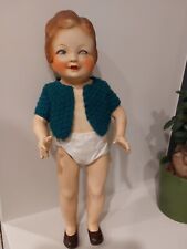 Ancienne poupée Lisette Gégé Terre De Pipe 42 Cm Env.