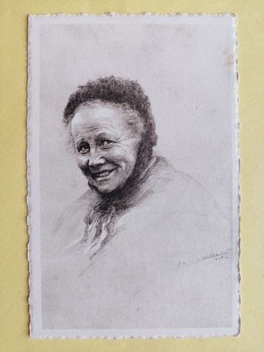Cpa gravure dessin - cpa, signée