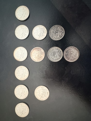 Lot pièces 5 - de,