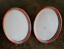 Paire Anciens cadres ovales