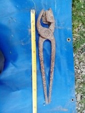 OUTIL ANCIEN ANCIENNE PINCE DE FORGERON N° 5