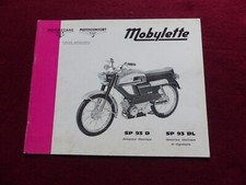 CATALOGUE PIECES DETACHEES MOTOBECANE MOTOCONFORT : mobylette SP 93 D & SP 93 DL