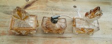 Ensemble 3 flacons cristal
