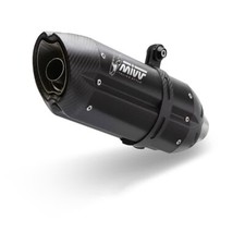 Double Silencieux Slip-On Noir MIVV Son Pour APRILIA 1200 DORSODURO 2012-2016