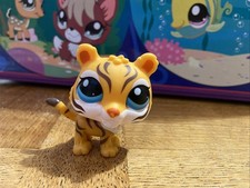 Authentic Littlest Pet Shop #2458 Tiger / Sabertooth Original Hasbro LPS