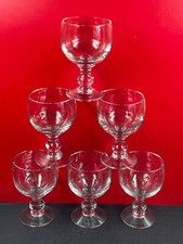 set de 6 verres de style Louis