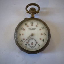 montre gousset  Métal Doré chronomètre Paul Benoit  TB état Non Teste