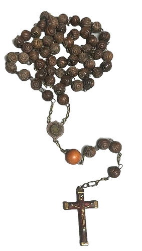 Chapelet ancien perles - ancien,