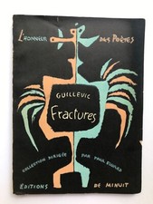 GUILLEVIC Fractures E/O numéroté avec belle dédicace manuscrite signé 1947