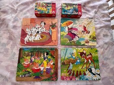 Lot 6 jeux puzzles Disney enfants vintage années 70’