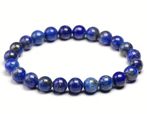 Bracelet perles lapis - bracelet,