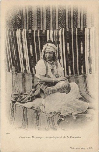 Cpa algeria chanteuse - cpa,