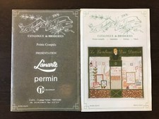 ANCIEN 2 CATALOGUES LE BONHEUR DES DAMES BRODERIE