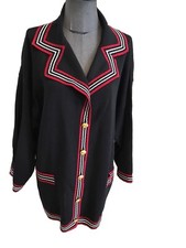 Superbe Et Authentique Veste Maille Soie Coton Noir Gucci M Jamais Porté 