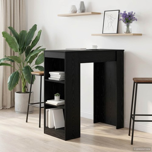 Table bar avec étagères - table, de