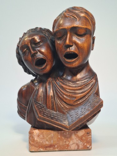 Sculpture bois buste - sculpture, de