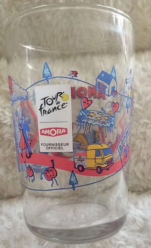 Verre moutarde amora - moutarde, "
