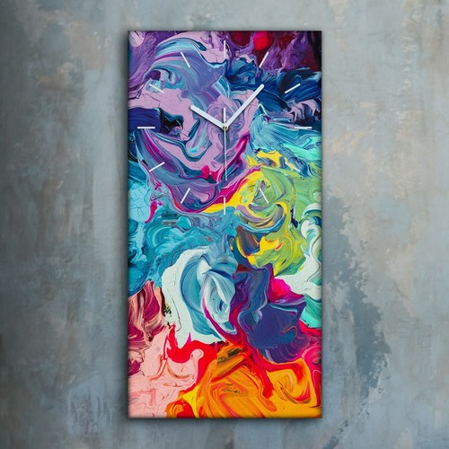 Horloge murale sur toile - , 30x60