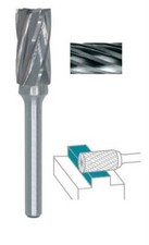 Fraise lime CW 2 tailles cyl. taillante SB dent. Alu Ø 5X16 queue Ø 3