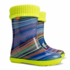 BOTTES DE NEIGE WELLIES ENFANTS BOTTES DE PLUIE AMOVIBLES CHAUSSETTES INTÉRIEURES WELLINGTON Saturne