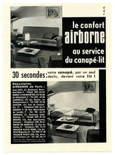 1955 : Le confort Airborne au service du canapé-lit (publicity, advertising)
