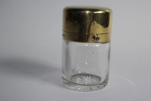 Flacon sel argent vermeil - flacon,