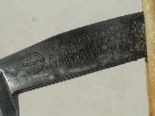 ancien rasoir , coupe choux Thiers Hospital LE GRELOT 361 THE LORD BARBER