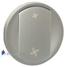 Enjoliveur pour commande VMC finition titane Céliane Legrand 068361