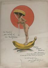 MA TONKINOISE MENU "LE CORNET" DE MAURICE NEMONT 1923