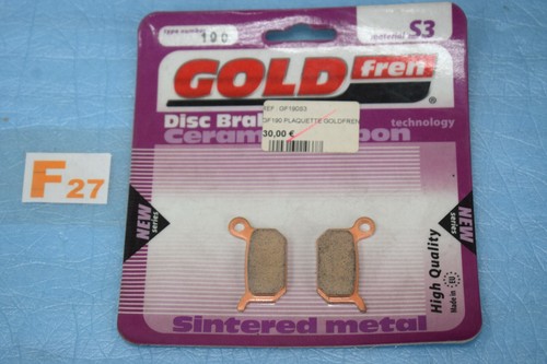 Plaquettes frein goldfren - 2, de