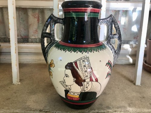 Grand vase forme amphore signe - grand,