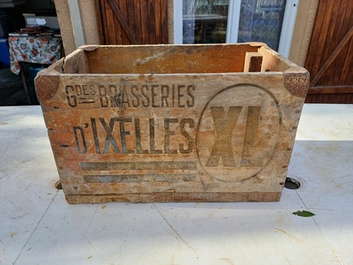 Caisse bois publicitaire des - caisse,