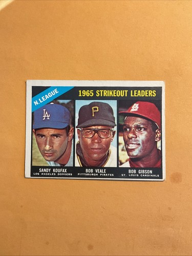 1966 topps strikeout - topps, nl
