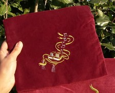 SAC TEFILLIN velours rouge housse étui phylactères juives Tfillin tefilin casher