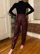 Pantalon En Cuir D'Agneau