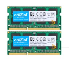 Crucial 2x 4 Go 2RX8 PC3-8500S