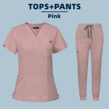Ensemble Vêtements Travail Femme Uniforme Médical Infirmière Slim Fit Hôpital
