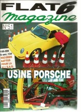 FLAT 6 MAGAZINE N°51 USINE PORSCHE / 356 SPEEDSTER 1958 / 2.2 S ORANGE..VITAMINE