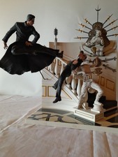 DIORAMA DELUXE McFarlane MATRIX RELOADED - NEO vs GARDE DU MEROVINGIEN - CHATEAU