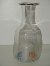 *BELLE CARAFE ABSINTHE VERRE LA CRESSONNEE COLLECTION BISTROT CUL RENTRANT déco