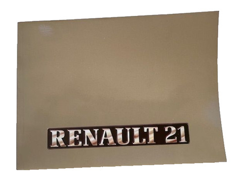 Renault phase r21 notice - 21, 1
