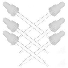  Compte-gouttes de remplacement en verre, 6 pièces, accessoires pour la