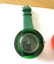 Montre mécanique Water Résistant Plongé ancien vintage watch homme men Verte