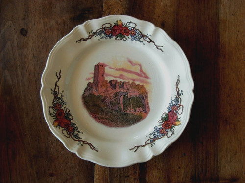 Assiette plate ancien - ancien, d