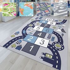 Tapis Chambre Enfant Tapis De Jeux Tapis Garçon Fille Maison Voitures Route