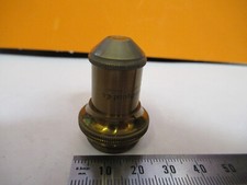 Antique Bausch Lomb Laiton Objectif 1.3cm Microscope Pièce Comme Imprimé Y1-A-53