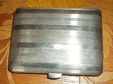 Etui à cigarettes en argent 1er titre Art déco