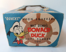 Boite Vide Sun Rubber Company Donald Duck Original Box Only Walt Disney 1950