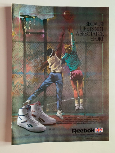 Publicite 1986 sneakers - publicite,