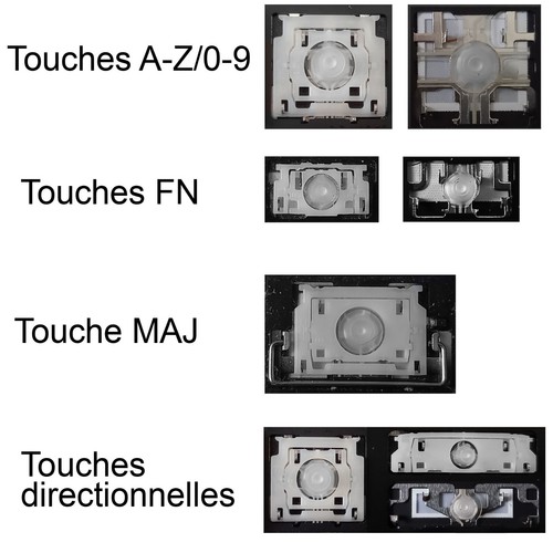 Touche clavier pour hp - pour,